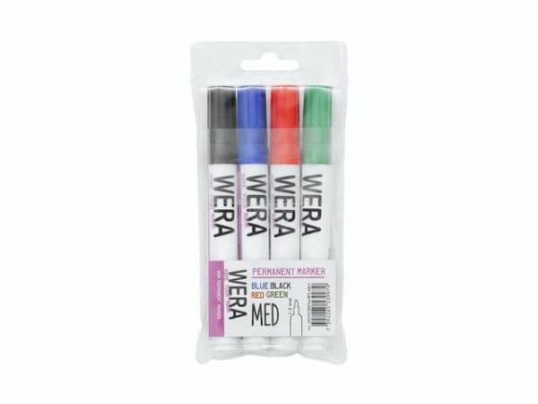 Wera permanentmarker 1–3 mm 4-pack