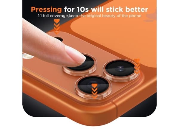 Tech-Protect kamerabeskyttelse TECH-PROTECT CAMFULL FIT+ iPhone 17 Pro Max matt klar
