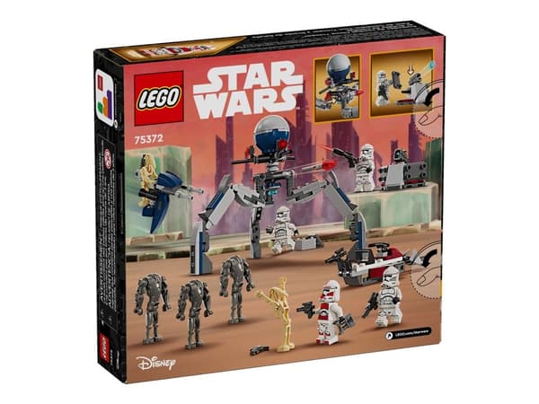 LEGO Star Wars 75372 Clone Trooper™ & Battle Droid™ Battle Pack