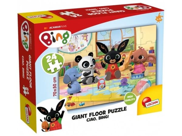 Lisciani Bing Giant Floor 24 - Hej, Bing!