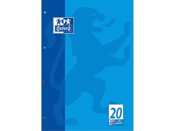 Oxford 100050354, Blå, A4, 90 g/m²