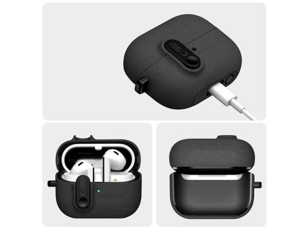Tech-Protect SLIM HOOK fodral Samsung Galaxy Buds 3/3 FE/3 Pro black