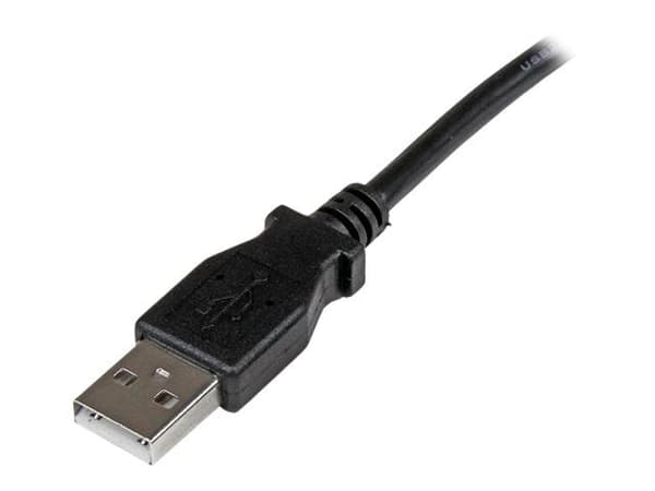 StarTech 1m USB 2.0 A to Left Angle B Cable Cord - 1 m USB Printer Cable - Left Angle USB B Cable - 1x USB A (M), 1x USB B (M) (USBAB1ML) - USB-kab...