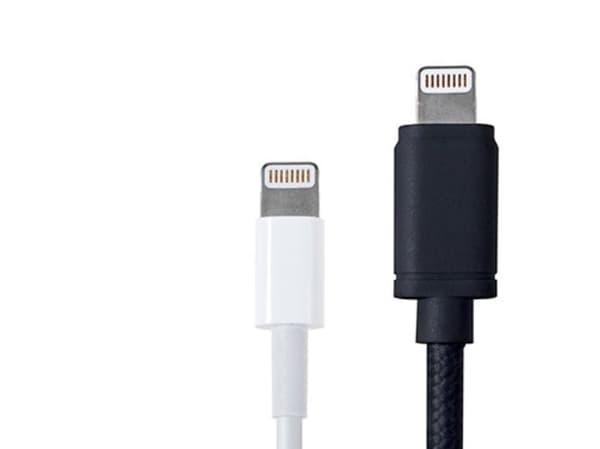 NewerTech - Lightning-kabel - USB hann til Lightning hann - 3 m - trekullsort