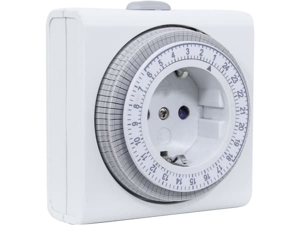REV timer kompakt mekanisk vit (0025020109 WS)
