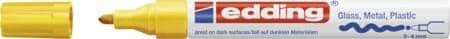 Edding 750 paint marker - gul, skrivebredde 2-4 mm - (10 stk.)