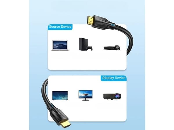 Vention Cable HDMI 2.1 Cable Vention AANBI 3m (Black)