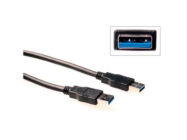 USB 3.0 A han - USB A han 2,00 m