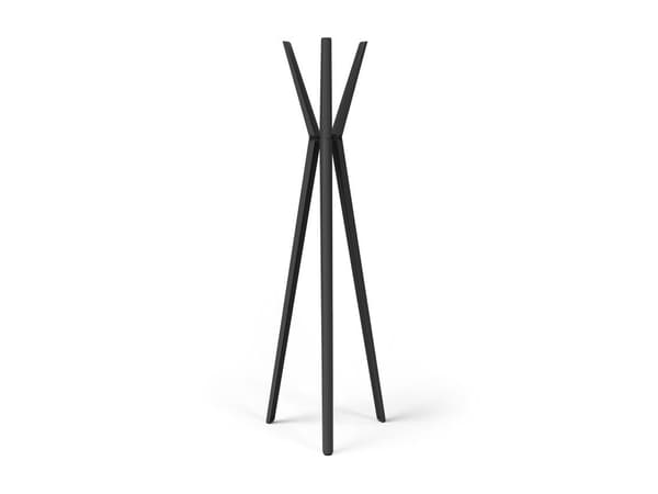 Vaimennettu ripustin, 6 koukkua, DURASTORE®, musta