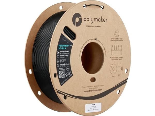 Polymaker HT-PLA 1,75 mm 1 kg - svart