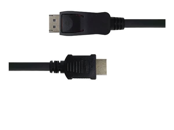Kaapeli Deltaco DELTACO DELTACO DisplayPort - HDMI, 4K UHD, 2m, musta/DP-3020-K/R00110012