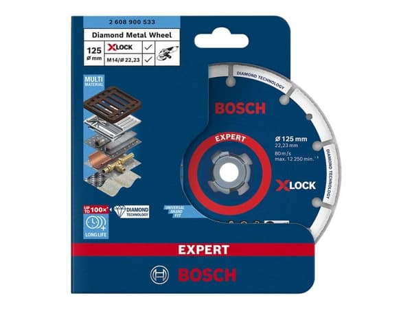 Bosch DIAMOND DISC FOR METAL XLOCK 125MM