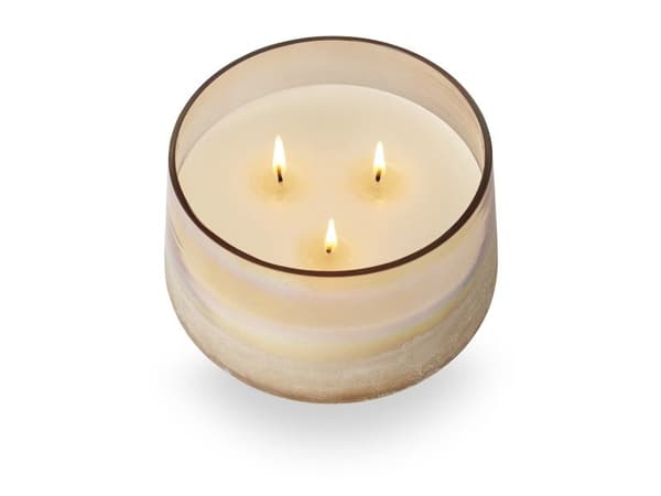 ILLUME Coconut Milk Mango Baltic Glas Duftlys, Rosa,