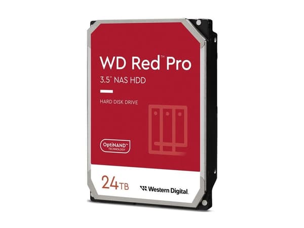 WD RED PRO 24TB 3,5 TOMMER SATA