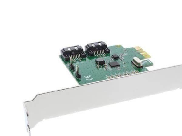 InLine 76696C, PCIe, SATA, PCI 2.0, 6 Gbit/s.