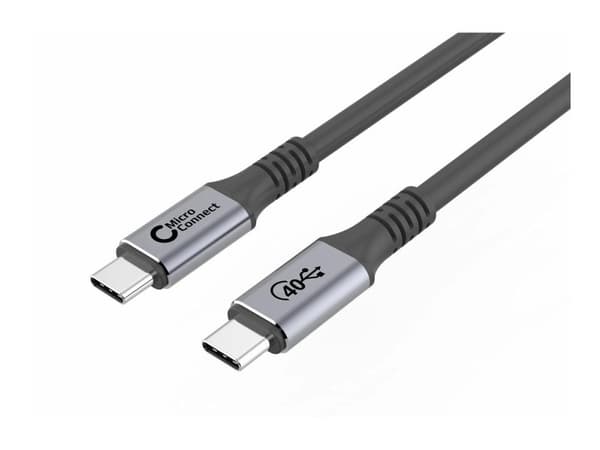 MicroConnect Premium USB4 Gen 3x2 USB-C cable 1.5 m 40Gbps, 100W