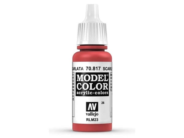 Vallejo 70.817, 17 ml, Röd, Matt, Flaska
