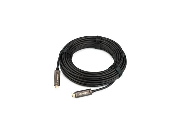 Kramer Electronics CLS-AOCU31/CC, 15,2 m, USB C, USB C, USB 3.2 Gen 2 (3.1 Gen 2), 10 Gbit/s, Sort