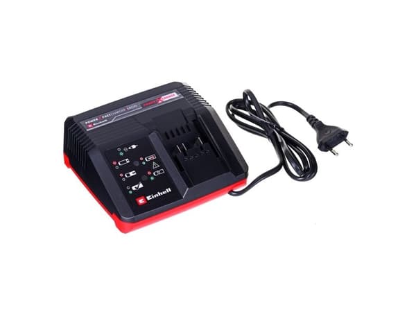 Einhell Power X-Fastcharger 4A, Batterilader, Einhell, Svart, Rød, 21 V, 4 A