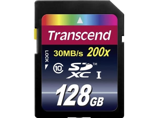 Transcend Premium - Flashminnekort - 128 GB - Class 10 - SDXC