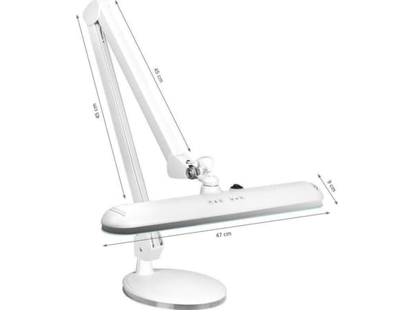 Skrivebordslampe Activeshop hvit (123744)