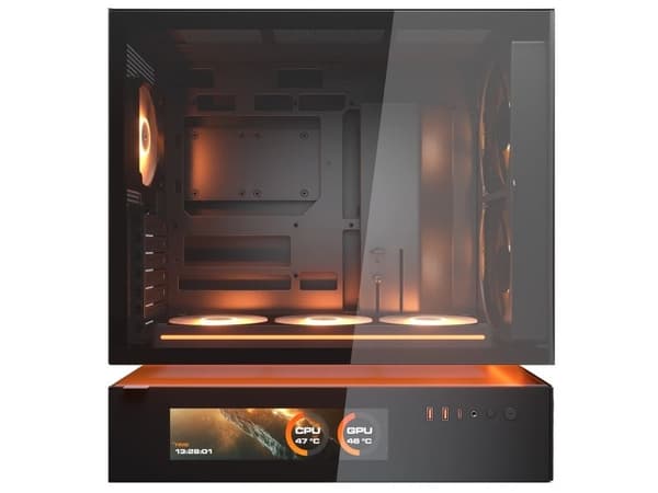 COUGAR Midi-Tower CFV235 Vision kotelo, ARGB, Mesh, musta