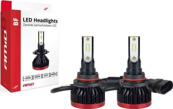 Amio LED-lampor HB4 9006 BF - 2 st