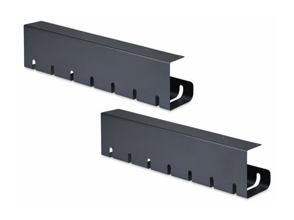 StarTech.com S2MB-DESK-CABLE-TRAY, Kabelbakke, Skrivebord, Stål, Sort