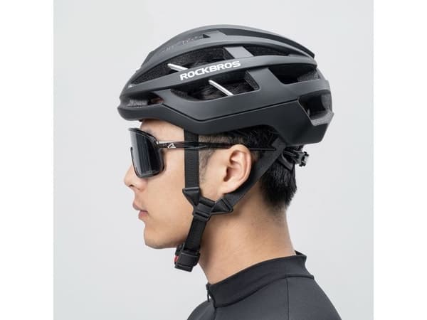 RockBros sykkelhjelm Rockbros HC-58BK-M 55–58 cm sort/grå