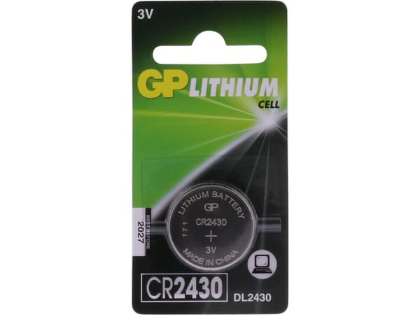 Gp CR2430 batteri 1 stk.