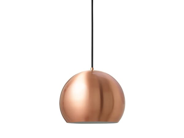 Pendellampe NICE DIA. 25 cm, børstet kobber