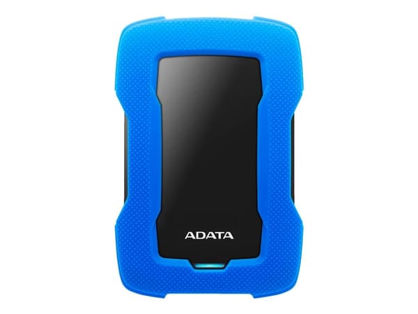 ADATA HD330 - Harddisk - 2 TB - ekstern (bærbar) - USB 3.1 - 256-bit AES - blå