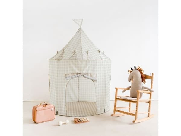 Lekhytter (3 st) gingham beige