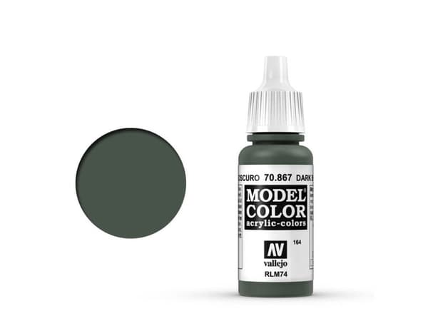 Vallejo 70.867, 17 ml, Blå, Grå, Matte, Flaske