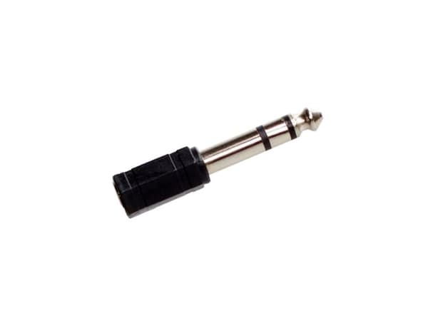 Sinox One stereojackadapter. Svart