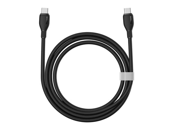 Baseus USB-C - USB-C 1,2 m USB-kaapeli Musta (6932172650223)