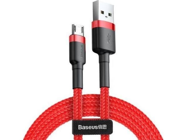 Baseus CAMKLF-C09, 2 m, USB A, Micro-USB B, Punainen