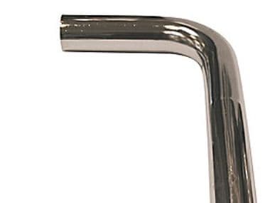 Afløbsrør 90° 40 x 220 x 680 mm forkromet