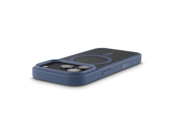 Hama Frame Protect, Mobilskal, Apple, iPhone 17 Pro, 16 cm (6.3"), Blå, Transparent
