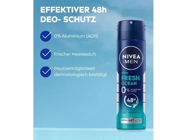 Nivea Fresh Ocean Men's Deodorant Spray