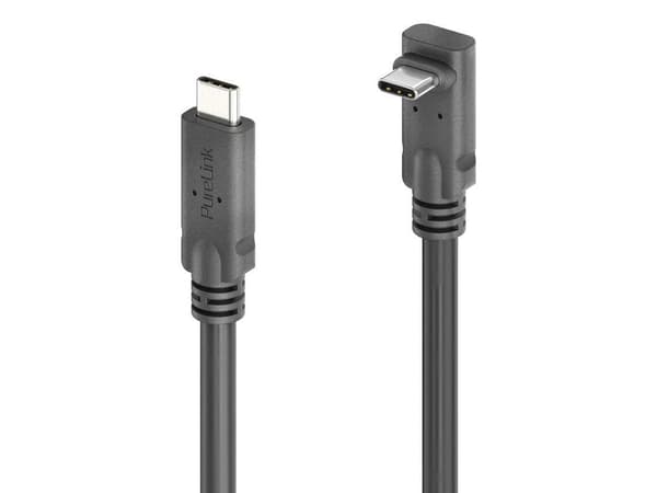 PureLink PureInstall MicroX4, 2 m, USB C, USB C, USB4 Gen 2x2, 20 Gbit/s, Sort