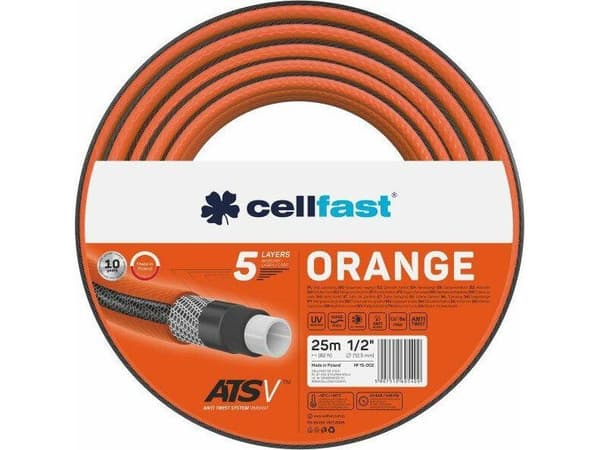 CELLFAST TRÄDGÅRDSLANG ORANGE 3/4" 25 m
