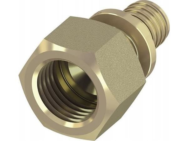 TECE muffe innvendig gjenge 25x1" messing - 705009