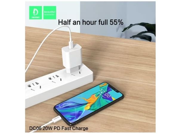 Denmen DC06 lader 1x USB-C 2,2 A (29978)