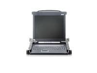Slideaway-konsol 17" LCD US-tangentbord