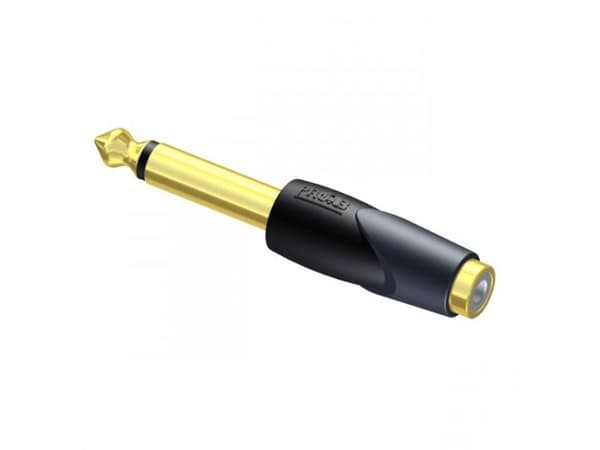 PROCAB CLP104, RCA, 6.3 mm, Black