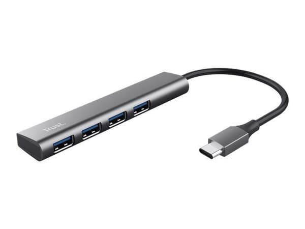 Trust Halyx - Hub - USB-C - 4 x USB 3.2 Gen 1 - stasjonær