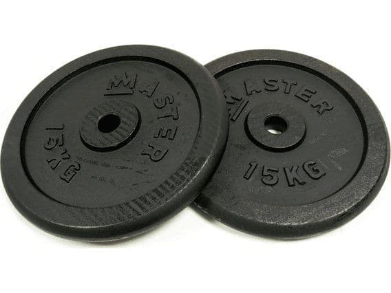 MASTER 15 kg x2 Valurautapainot