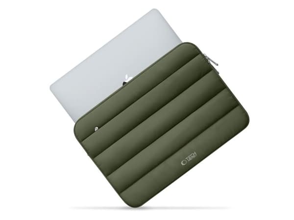 Tech-Protett fluffig laptopväska 15-16 - Grön