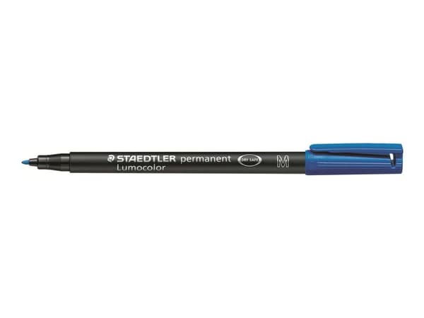 Permanentpenna Staedtler Lumocolor 317 M, medium, 1 mm, blå (10-pack)